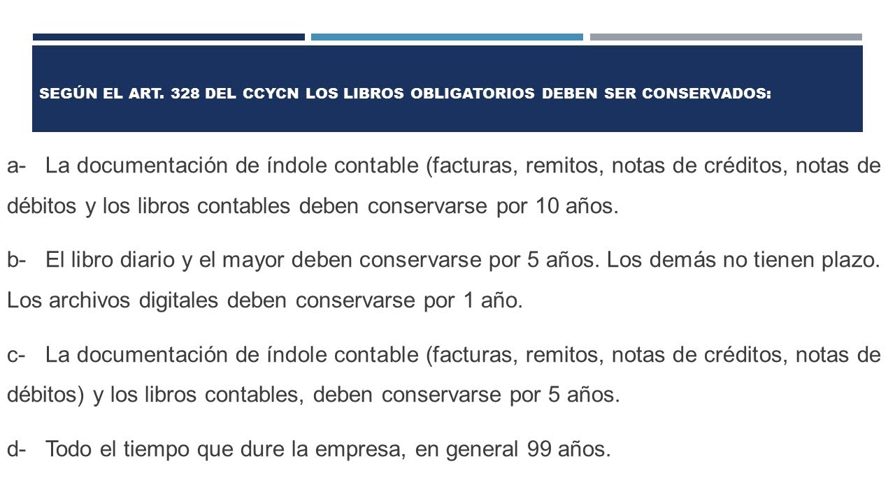Seg n El Art 328 Del CCyCN Los Libros Obligatorios Deben Ser seg-n-el-art-328-del-ccycn-los-libros-obligatorios-deben-ser