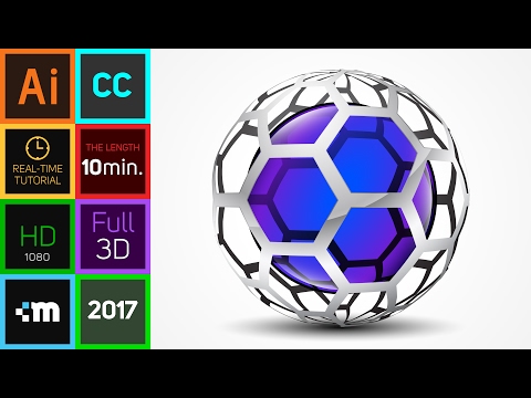 3D Logo Design -Honeycomb