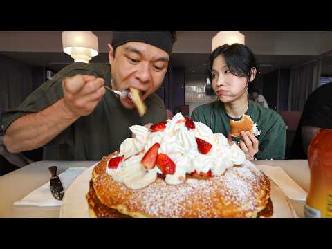 Couple's Food Challenge!! (hawaii's Biggest Pancake)