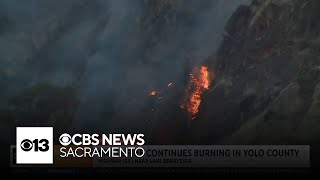 Latest on Putah Fire burning near Winters in Yolo County