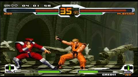 Snk vs Capcom Chaos.. Ryo vs M.Bison (Vega)