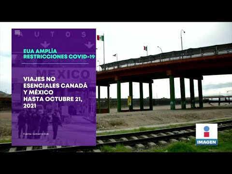 Video: Las fronteras terrestres de EE. UU. con Canadá y México permanecerán cerradas hasta el 21 de octubre