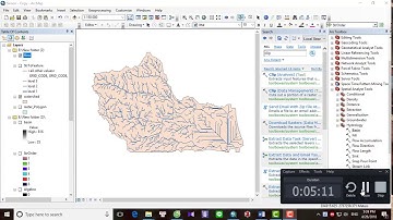 2. delineate watershed in ArcGis part 1