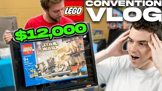 $12,000 LEGO Star Wars Set at a LEGO CONVENTION! 👀 (MandR Vlog)