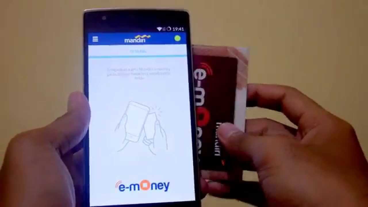 Cara Isi Ulang Mandiri E-Money dengan Android - YouTube