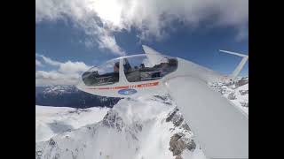 ASK21M Soaring Over The Italian Alps Near Simplon Pass | Cross Country Gliding With @maumenyou 