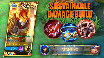 ALDOUS SUSTAINABLE DAMAGE BUILD🔥 | ALDOUS BEST BUILD 2023