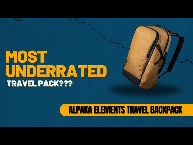 ALPAKA Elements Travel Backpack: Is This The Most Underrated Travel Pack??  - YouTube