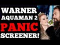 Aquaman 2 PANIC screener! Warner's DESPERATE move after Amber Heard LOSS!