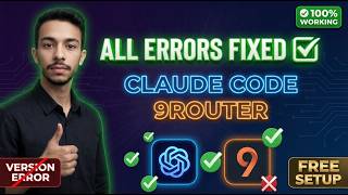 Claude Code Login Problem SOLVED - 9Router All Errors Fixed | FREE Setup Working 2026