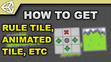 How to import RULE TILE, ANIMATED TILE, etc in UNITY