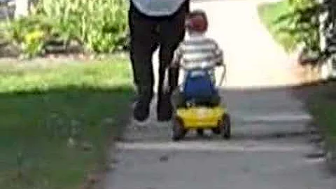 Andy on tricycle
