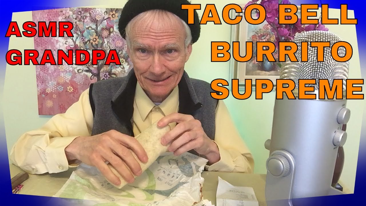 Taco Bell Burrito Supreme - A Taco Bell Icon! [ASMR]