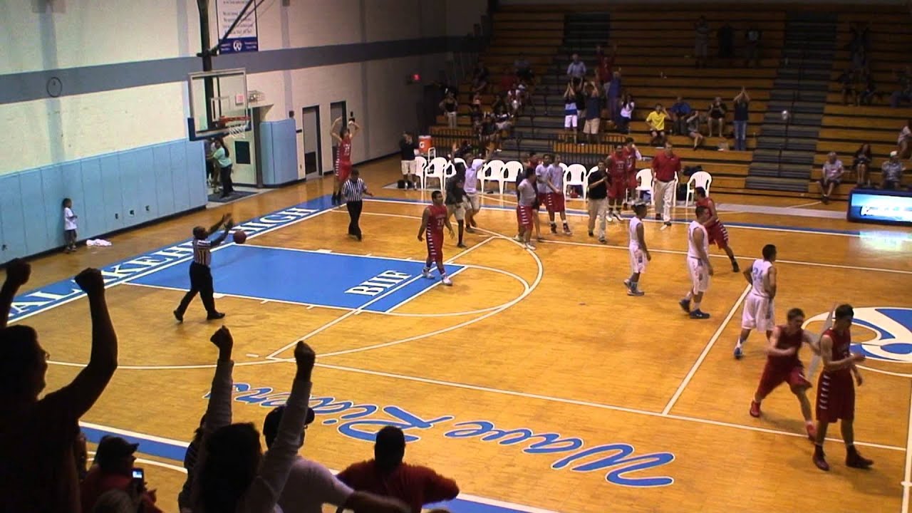 Half court shot to bring HPA vs. Kealakehe into Overtime.