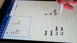 ASMR iPad writing sounds, no talking ✍ | learning Thai screenshot 1