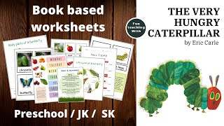 [Preschool worksheets] BBL |The very hungry caterpillar | Eric Carle | 배고픈애벌레 | 유아영어학습지 | JK | SK |