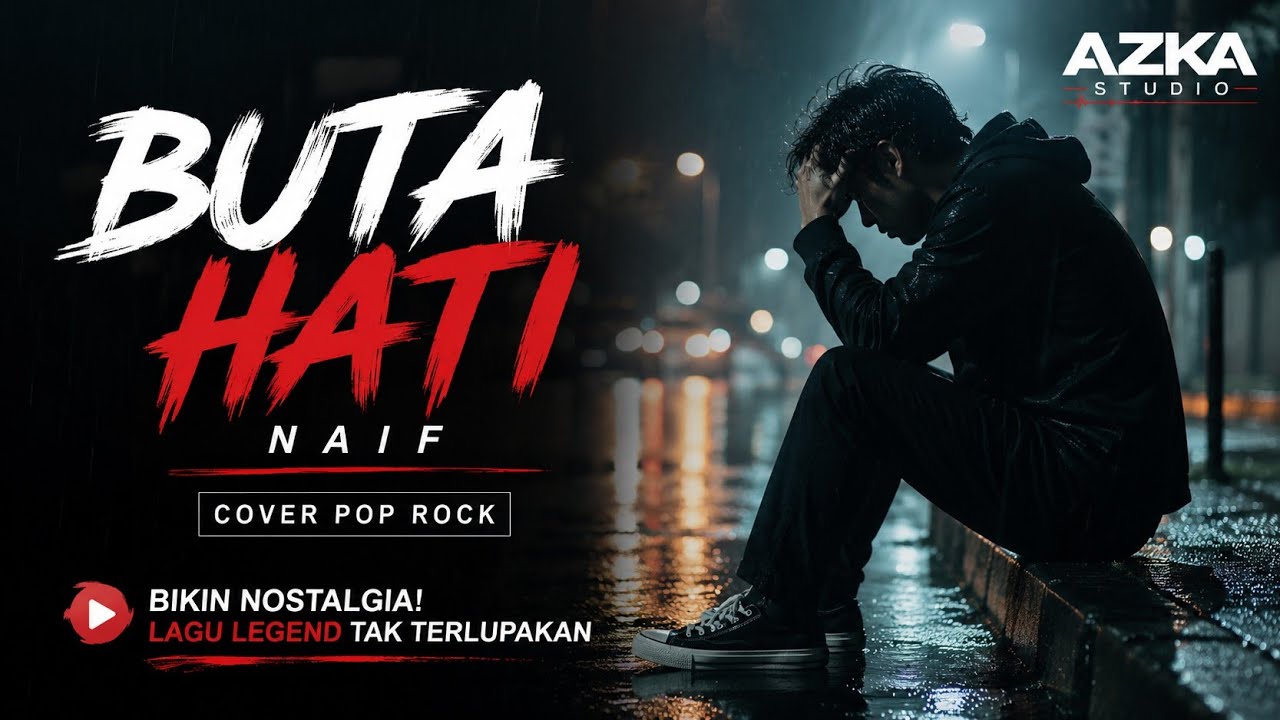 🎵 Buta Hati – Naif | Cover Pop Rock Full Version + Lirik | Azka Studio
