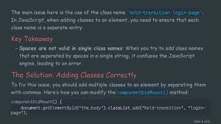 How to Add a class to an Element in ReactJS Efficiently