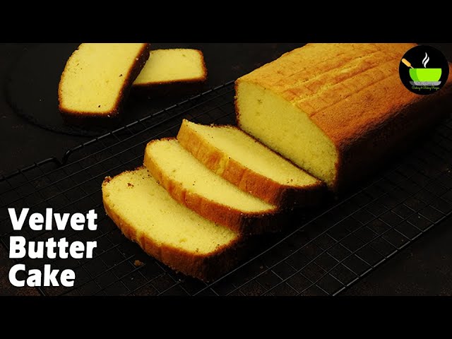 Velvet Butter Cake Recipe | Soft & Moist Cake Recipe | Velvet Cake Recipe | Bakery Style Cake Recipe | She Cooks