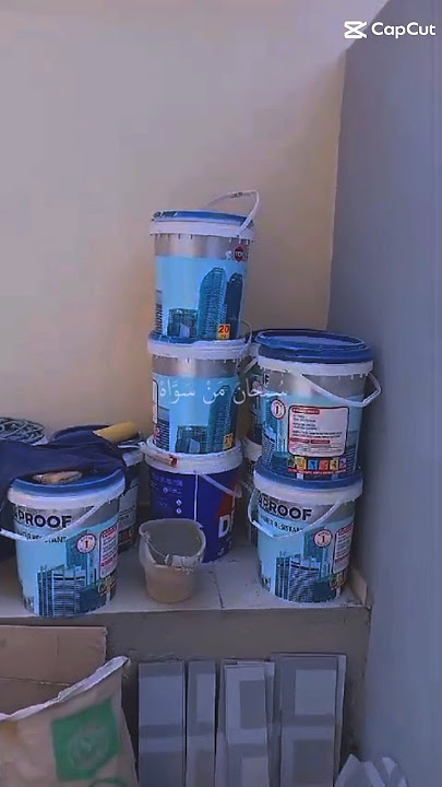 hasil pengecatan cat tembok embaproof isi 20kg