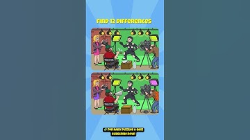 Hard Level: Can You Find All 5? 😤 Most Give Up! #Shorts #SpotTheDifference #BrainTeaser