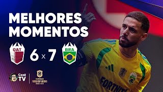 MELHORES MOMENTOS: BRASIL 7 X 6 CATAR | COPA DO MUNDO KINGS LEAGUE 2026 | 2ª RODADA
