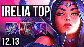 IRELIA vs AATROX (TOP) | Rank 4 Irelia, 6 solo kills, Rank 17 | NA Challenger | 12.13
