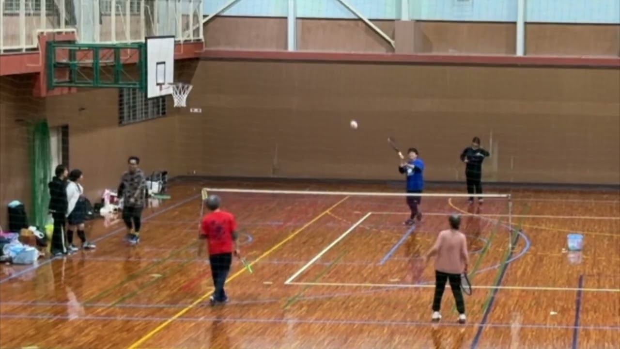 R8 2/21 ミニテニス同好会　1コート4