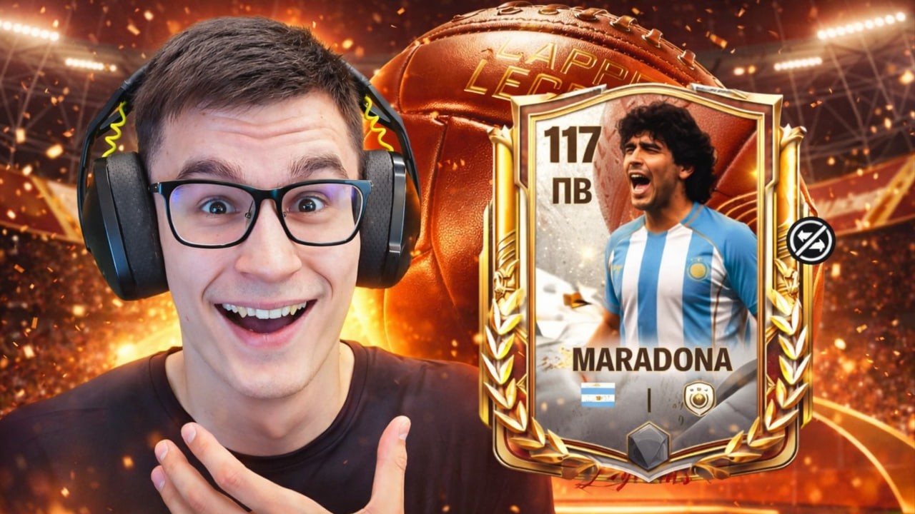 СТРИМ: В ПОГОНЕ ЗА НОВОЙ КАРТОЧКОЙ МАРАДОНЫ В ИГРЕ В FC MOBILE!