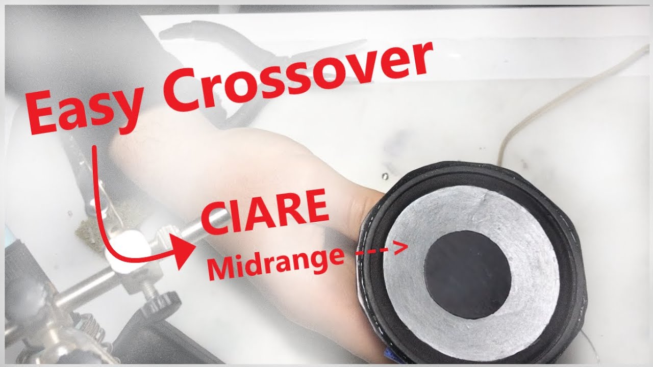 Crossover audio facile da fare per il mio "ripristinato" midrange CIARE
