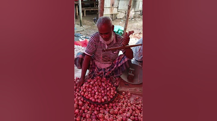 ৪০ টাকা কেজি কুষ্টিয়ার পেয়াজের বাজার