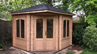 Palmako Melanie 2.8 X 2.8 Corner Summerhouse