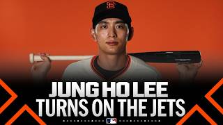 JUNG HOO LEE'S FIRST MLB INSIDE-THE-PARK HOMER! (First Giant player to do so at Dodger Stadium 😲)