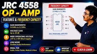 4558 OP-Amp Secrets | Gain, Bandwidth & Pin Configuration