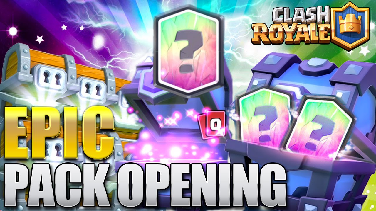 EPIC Pack Opening VIBRANT ! Clash Royale Super Magical Chest YouTube