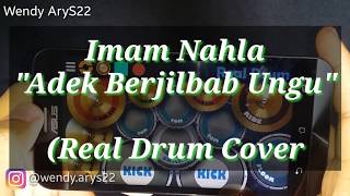 Smvll-Imam Nahla 'Adek Berjilbab Ungu (Real Drum Cover