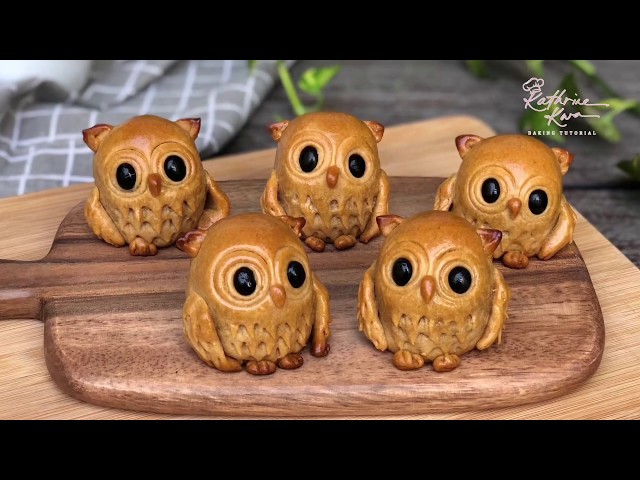 Owl Mooncake  猫头鹰月饼公仔饼