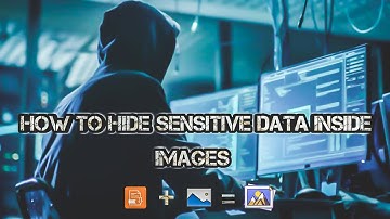 How to hide sensitive data inside an image....🙀