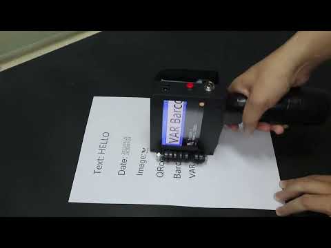 CHIKYTECH ZK1680 Handheld Inkjet Printer High Precisely Tij Barcode Logo Expiry Date Portable