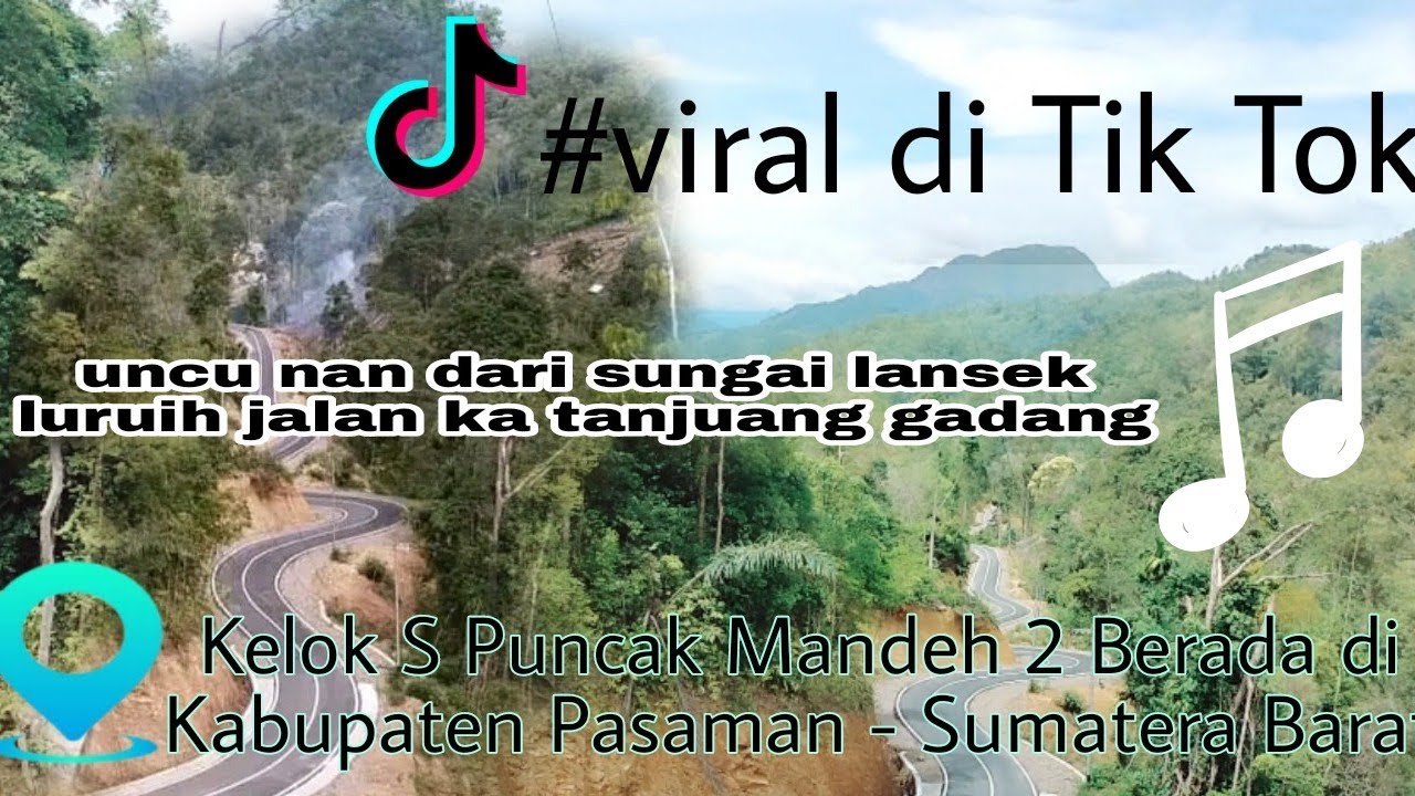 viral di tiktok | uncu nan dari sungai lansek luruih jalan ka tanjuang gadang | kampung nan jauh