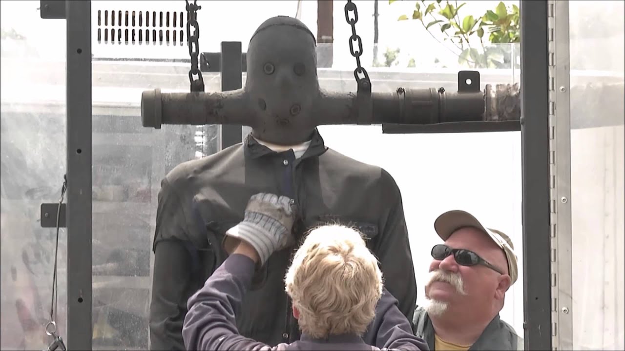 Tecgen 5.5 Ounce Coverall "Burn Man" FR Capabilities Test