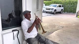 92 year old master Cuban trumpet player Roberto Aballi