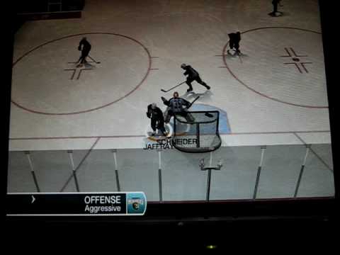 NHL 09 (PC) Goalie Scores A Goal!