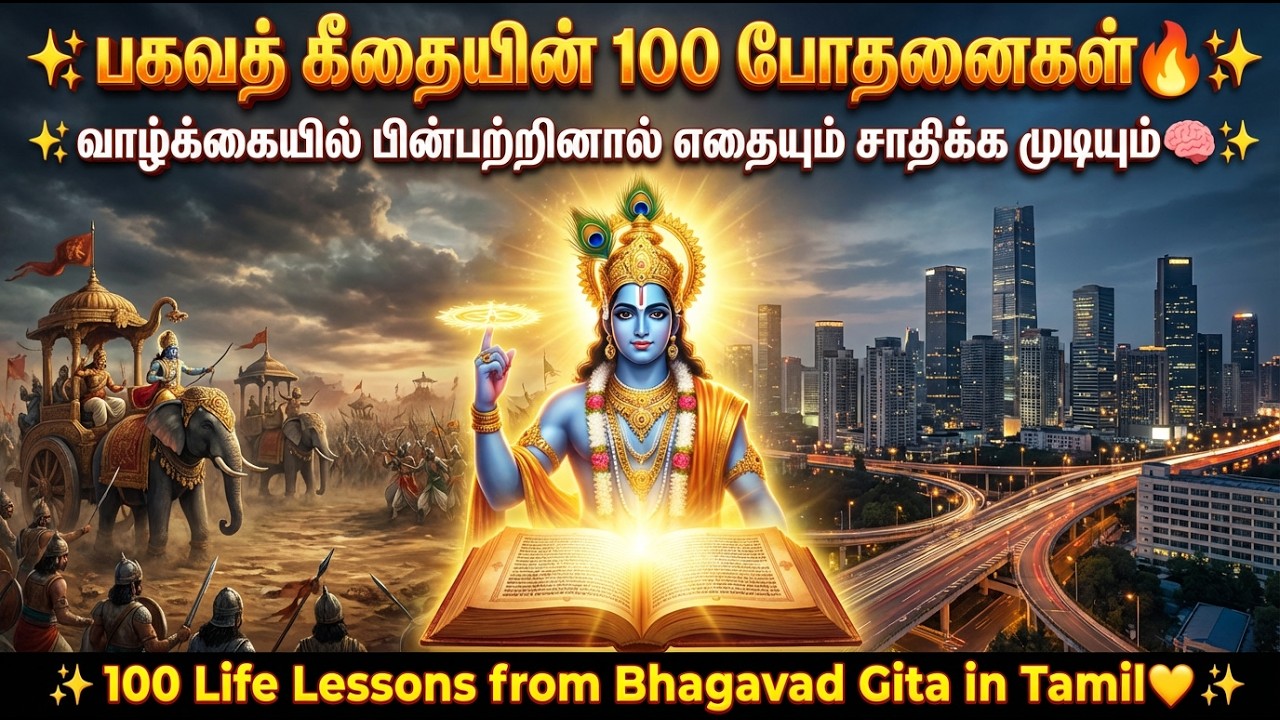 பகவத் கீதையின் 100 போதனைகள் | வாழ்க்கையில் பின்பற்றினால் எதையும் சாதிக்கலாம்