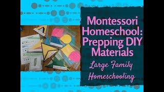 Montessori Homeschool: Constructive Triangles, Graded Geometric Figures, Leaf Cabinet Cards DIY