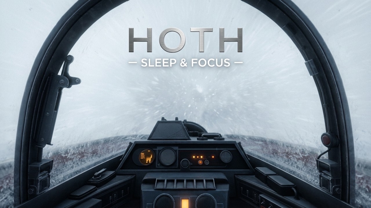 Star Wars Pilot POV: Reconnaissance on Hoth | Sleep, Focus