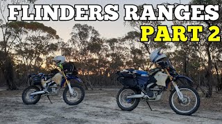 FLINDERS RANGES Trip | Part 2 | Overheating, Flat Tyres And A Stretched Chain | WR250R