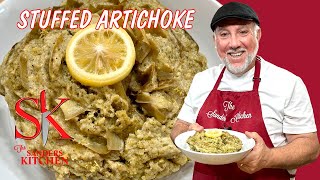 STUFFED ARTICHOKE / YOU'LL NEVER BUY ANOTHER / RECIPE AND INSTRUCTIONS