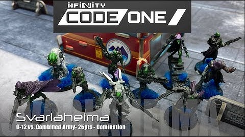 Infinity: CODE ONE Battle Report - Combined Army vs. 0-12