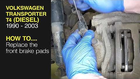 Volkswagen Transporter T4 (1990 - 2003) - Front Brake pads replacements